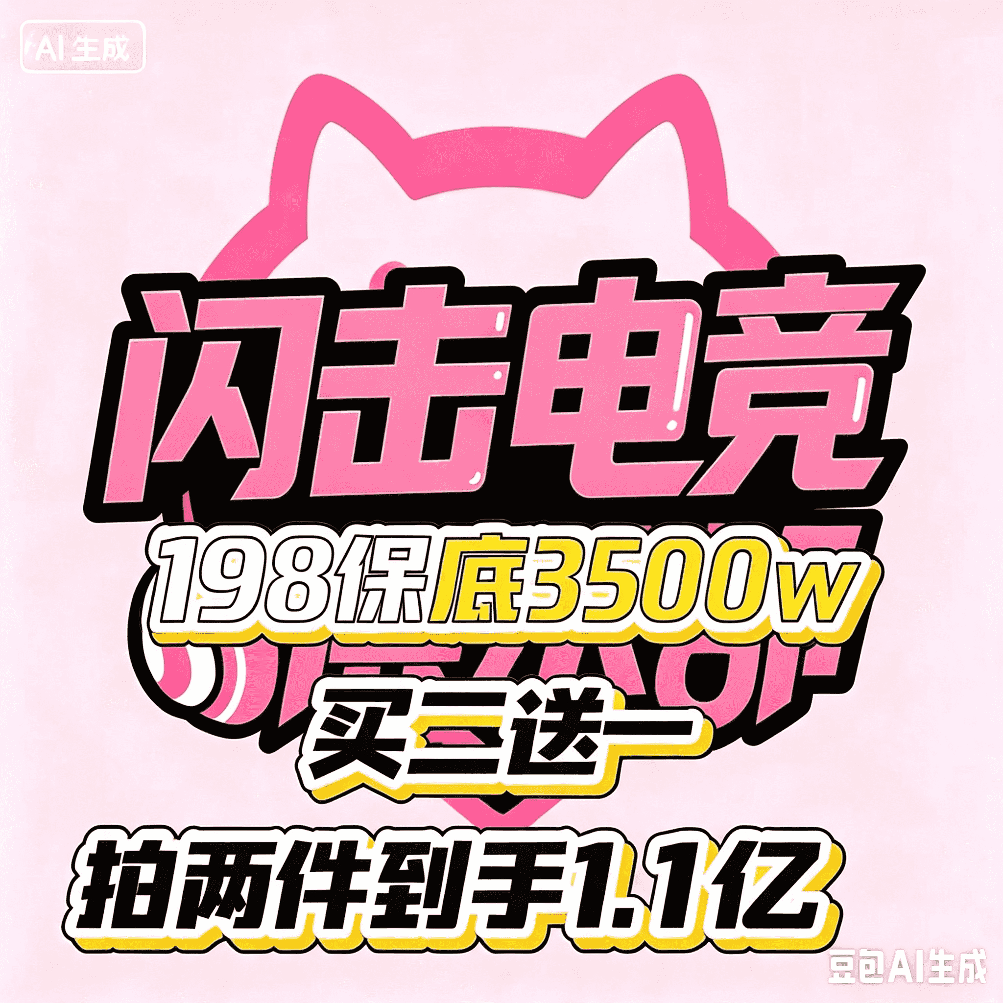 198保底3500万买2送1实惠单（手游）